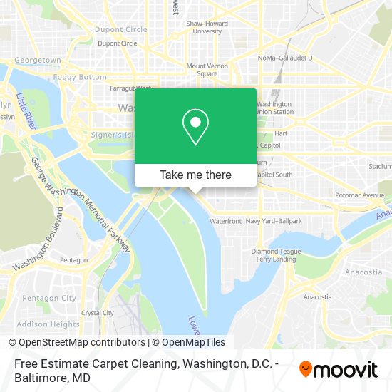 Mapa de Free Estimate Carpet Cleaning
