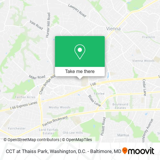 CCT at Thaiss Park map