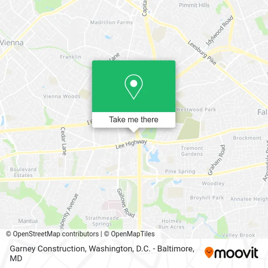 Garney Construction map