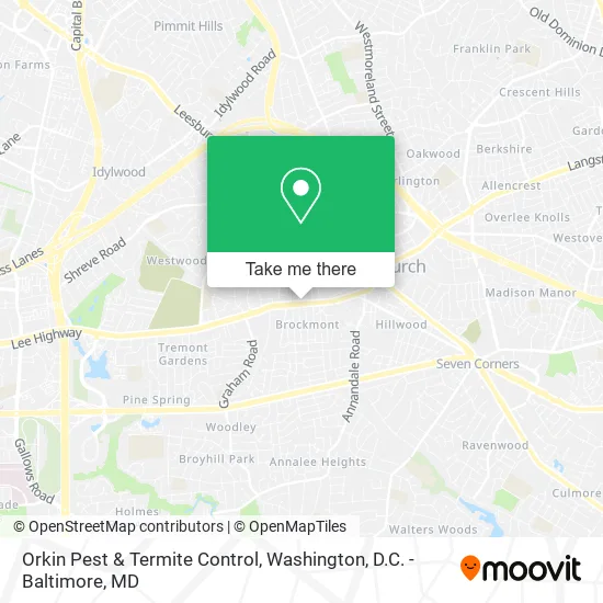Orkin Pest & Termite Control map