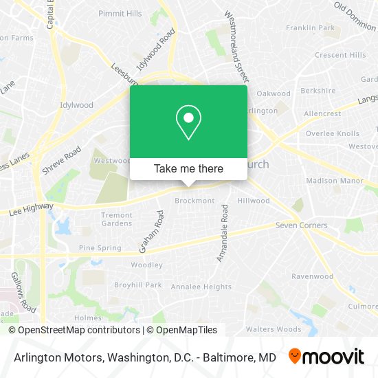 Mapa de Arlington Motors