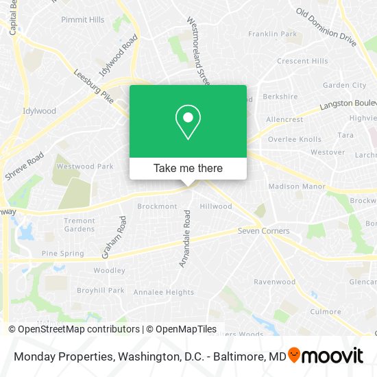 Monday Properties map