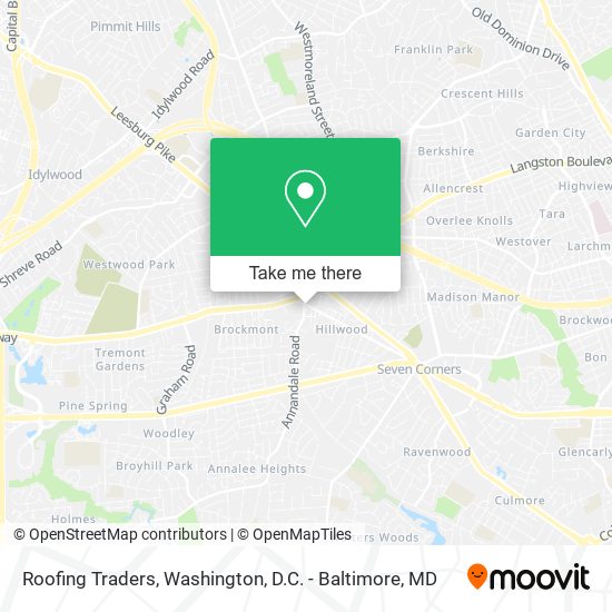 Mapa de Roofing Traders