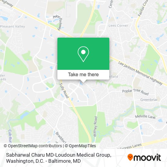 Sabharwal Charu MD-Loudoun Medical Group map