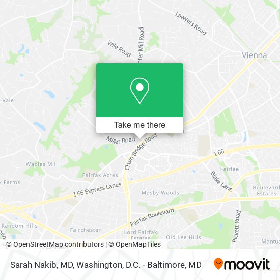 Sarah Nakib, MD map
