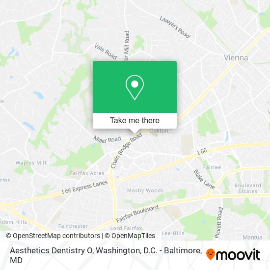 Aesthetics Dentistry O map