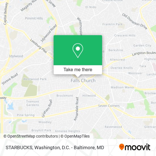 STARBUCKS map