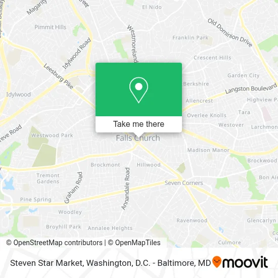 Steven Star Market map