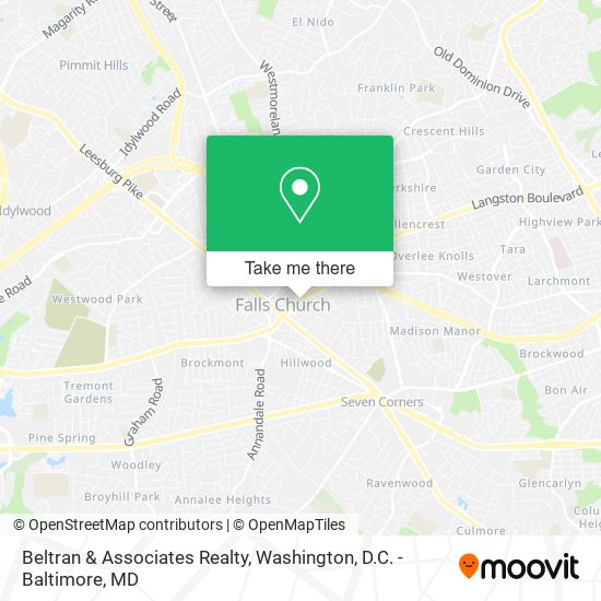 Mapa de Beltran & Associates Realty