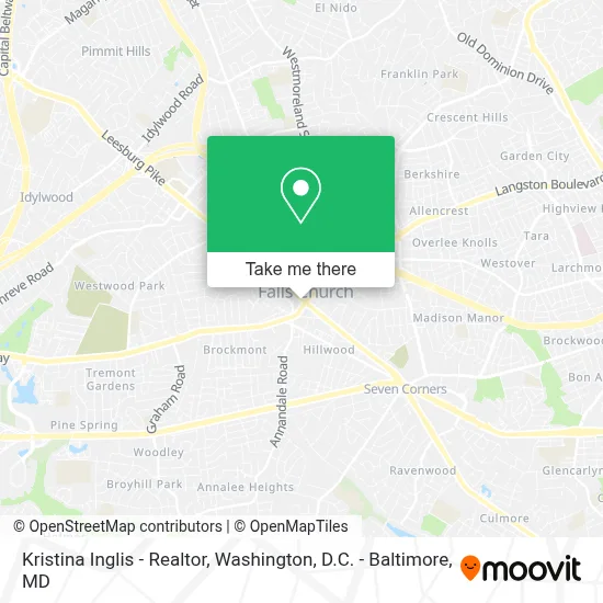 Kristina Inglis - Realtor map