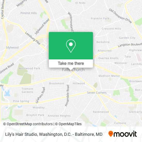 Mapa de Lily's Hair Studio