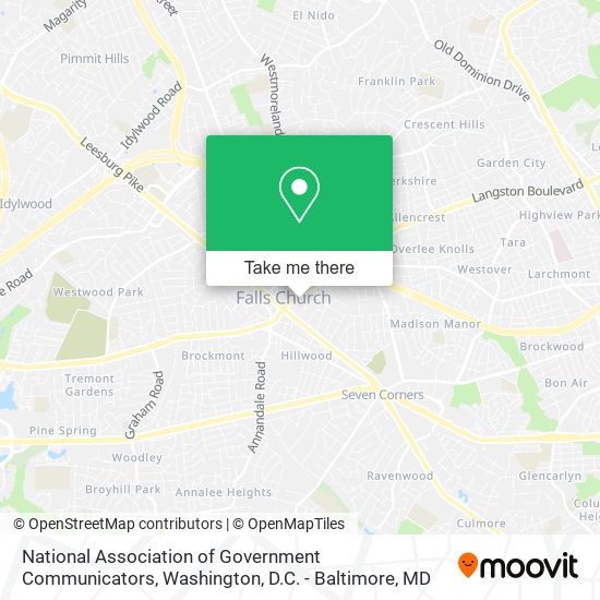 National Association of Government Communicators map