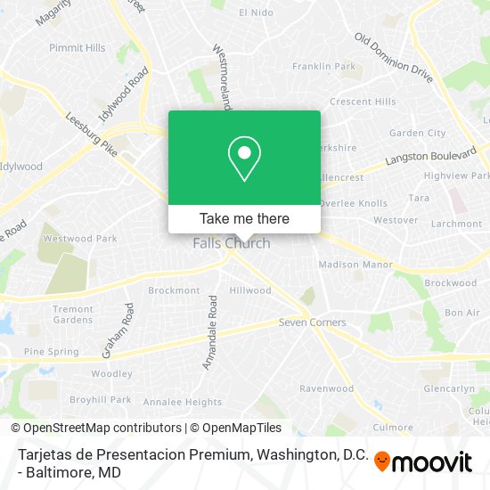 Mapa de Tarjetas de Presentacion Premium