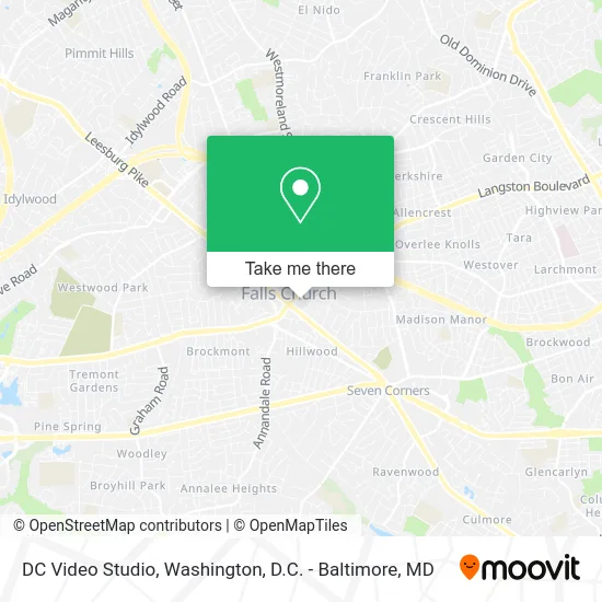 DC Video Studio map