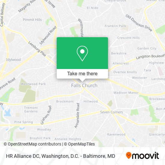 Mapa de HR Alliance DC