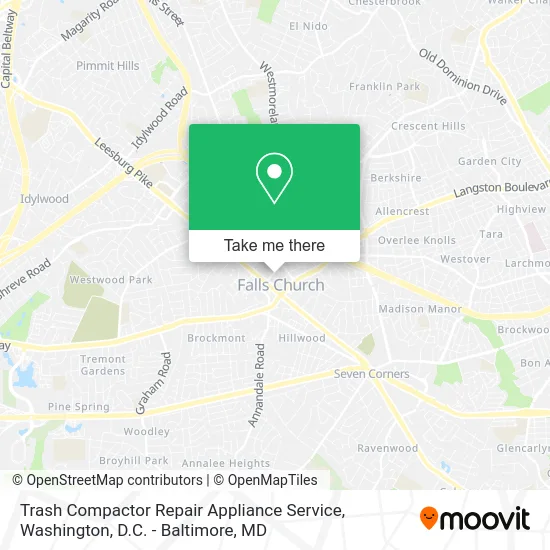 Trash Compactor Repair Appliance Service map