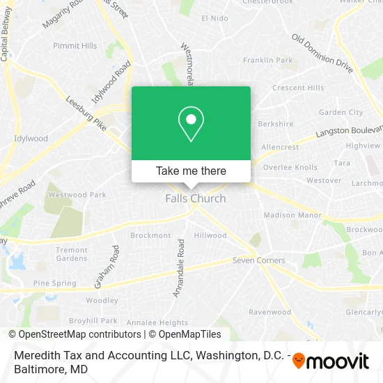 Meredith Tax and Accounting LLC map