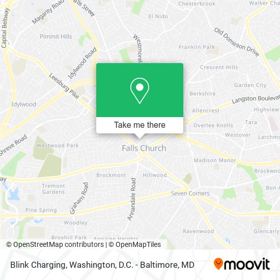 Mapa de Blink Charging