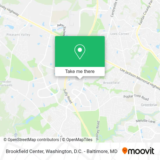 Brookfield Center map