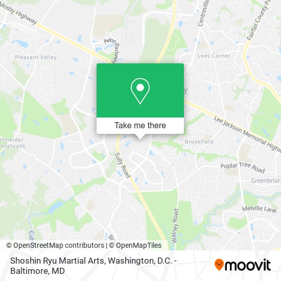 Shoshin Ryu Martial Arts map