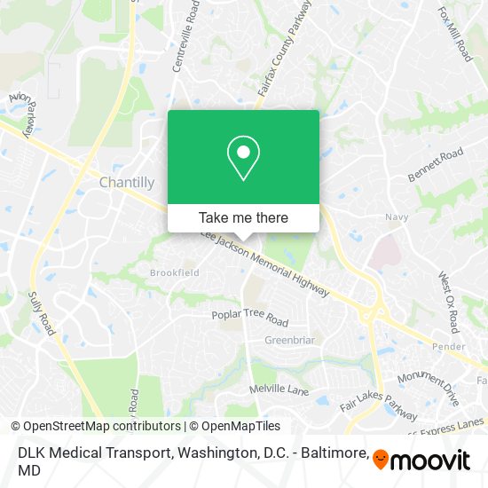 DLK Medical Transport map