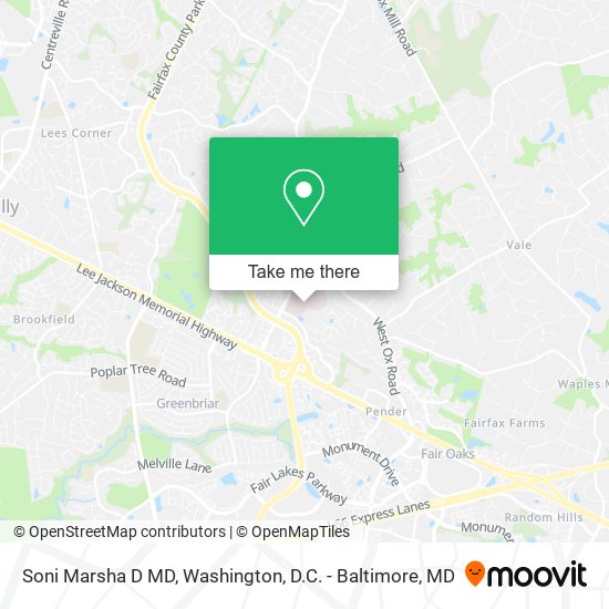 Soni Marsha D MD map