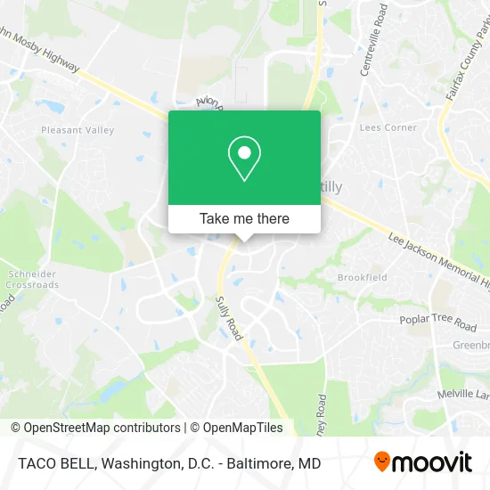 TACO BELL map
