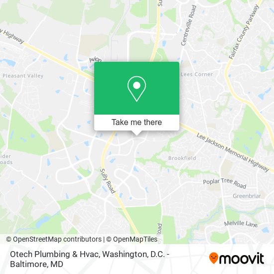 Otech Plumbing & Hvac map