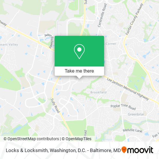 Locks & Locksmith map