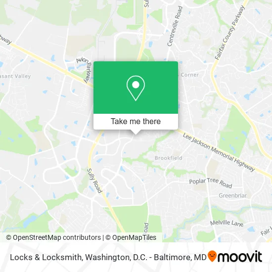 Locks & Locksmith map