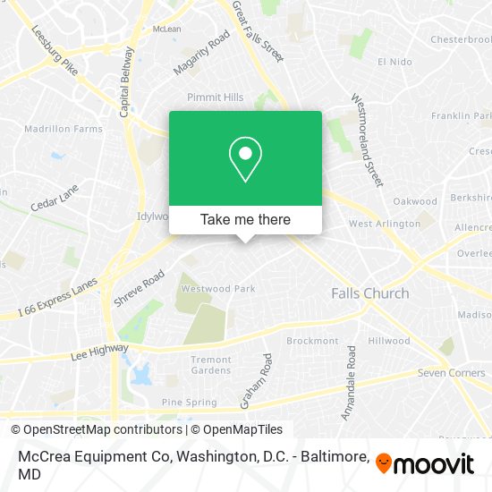 Mapa de McCrea Equipment Co