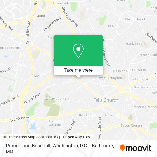 Mapa de Prime Time Baseball