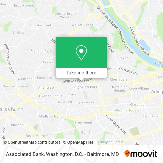 Associated Bank map