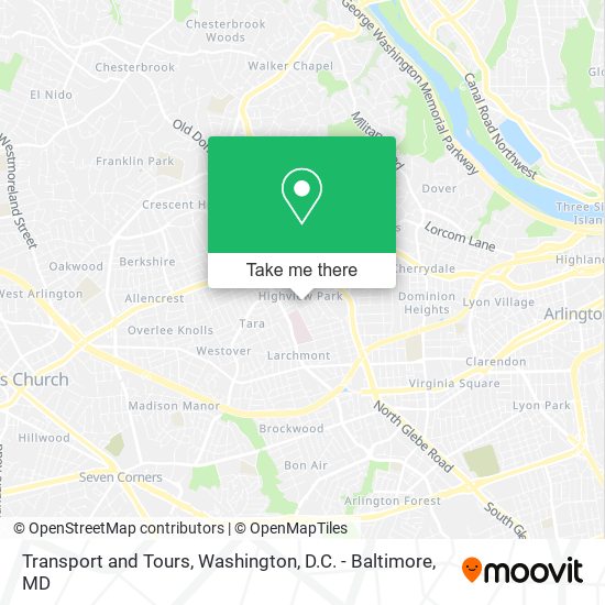 Transport and Tours map