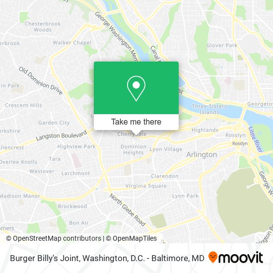 Burger Billy's Joint map
