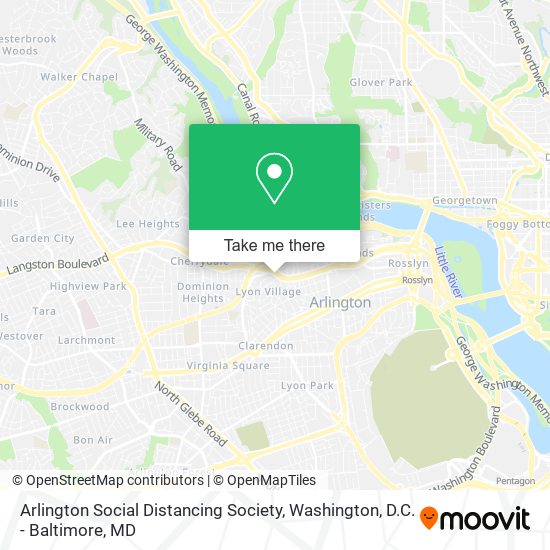 Arlington Social Distancing Society map