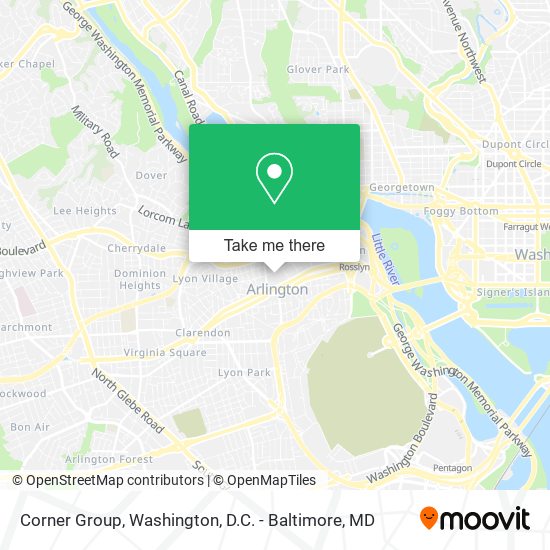 Corner Group map