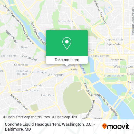 Concrete Liquid Headquarters map