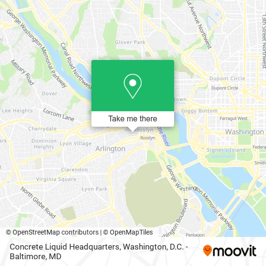 Mapa de Concrete Liquid Headquarters