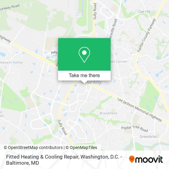 Fitted Heating & Cooling Repair map