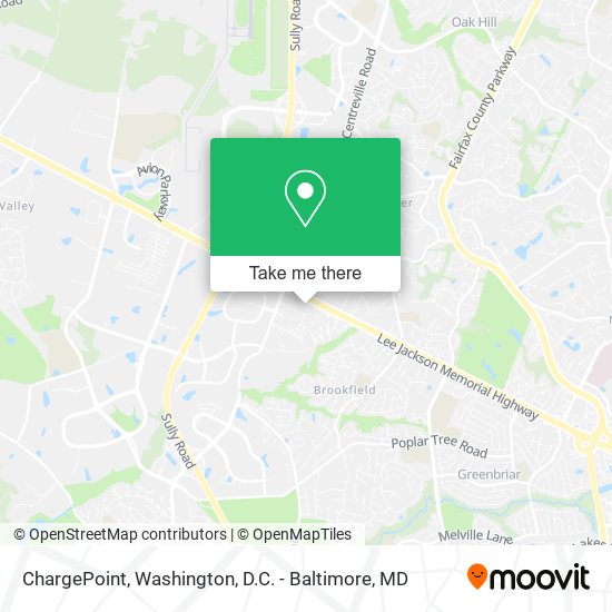 ChargePoint map
