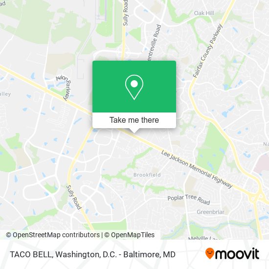 TACO BELL map