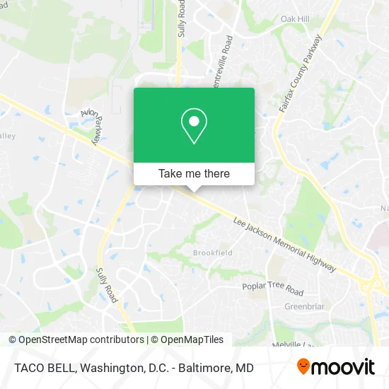 TACO BELL map