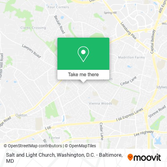 Mapa de Salt and Light Church