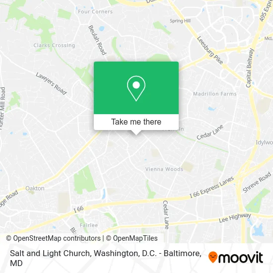 Salt and Light Church map