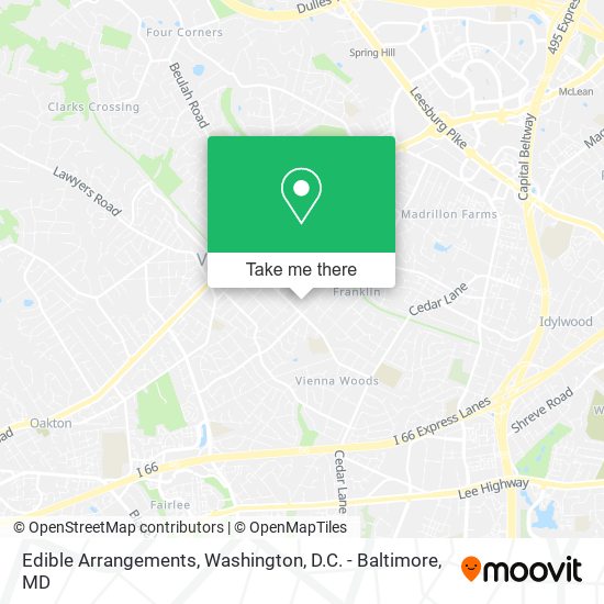 Edible Arrangements map