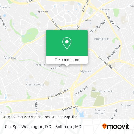 Cici Spa map