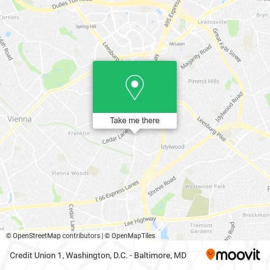 Credit Union 1 map