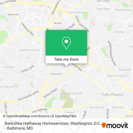 Berkshire Hathaway Homeservices map