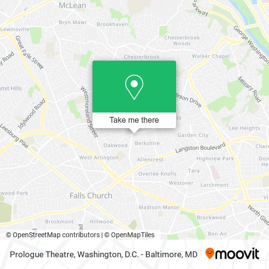 Mapa de Prologue Theatre